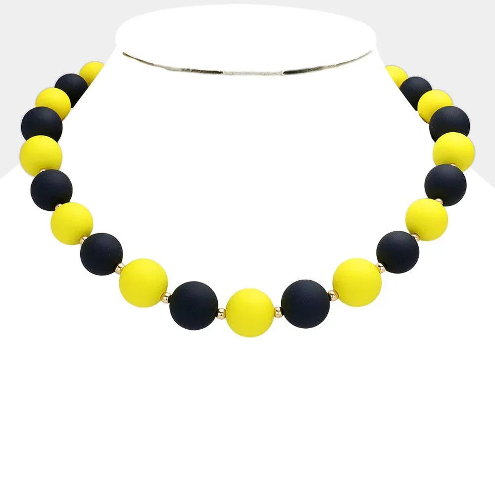 Game Day Beaded Necklace - Jewelry Store by Erik Rayo