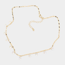 Load image into Gallery viewer, Round Bead Station Necklace
