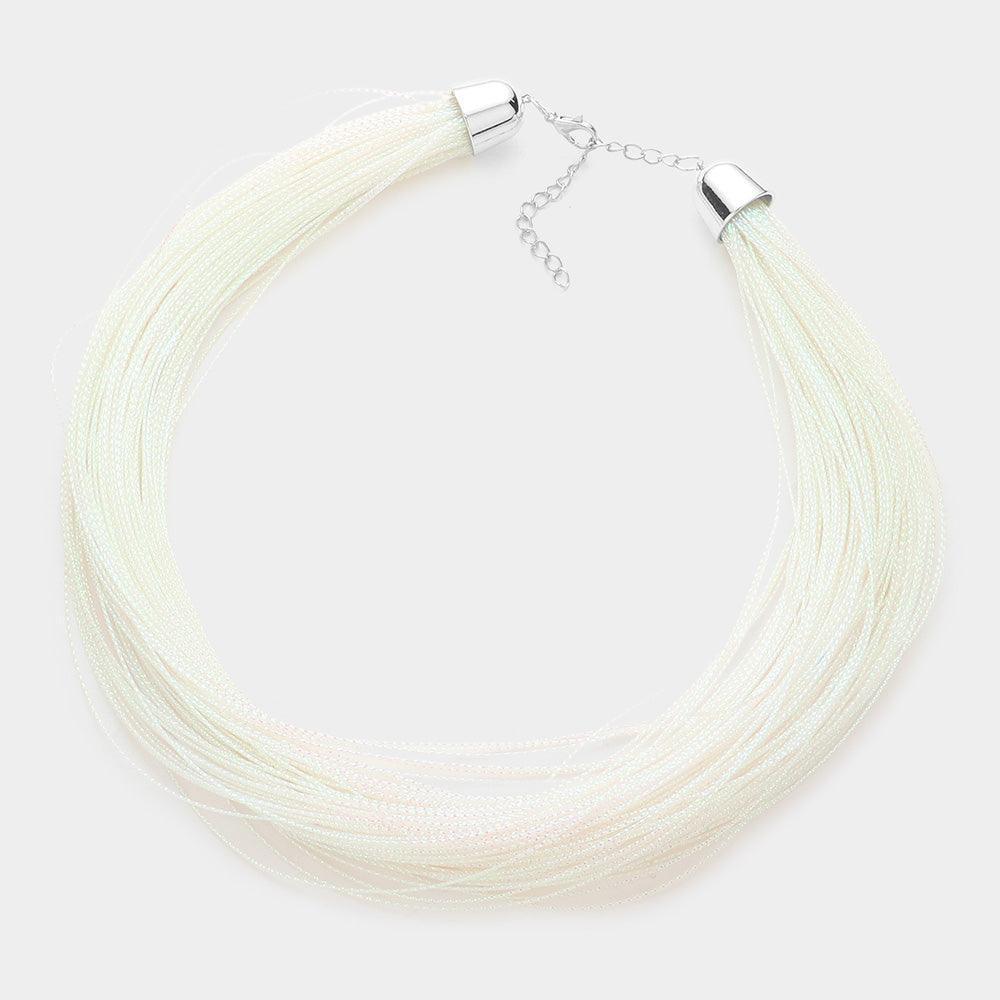 String Multi Layered Necklace - Jewelry Store by Erik Rayo
