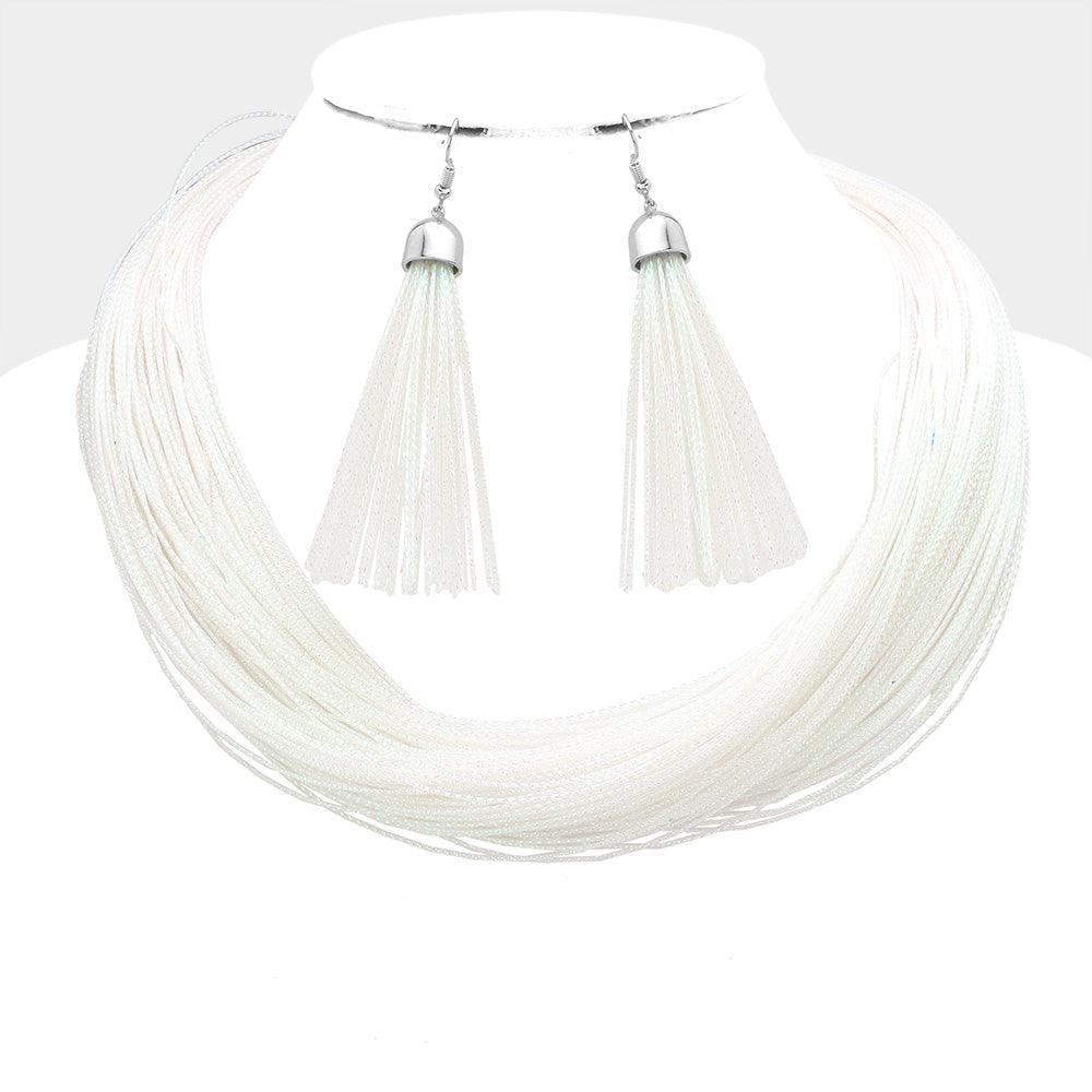 String Multi Layered Necklace - Jewelry Store by Erik Rayo