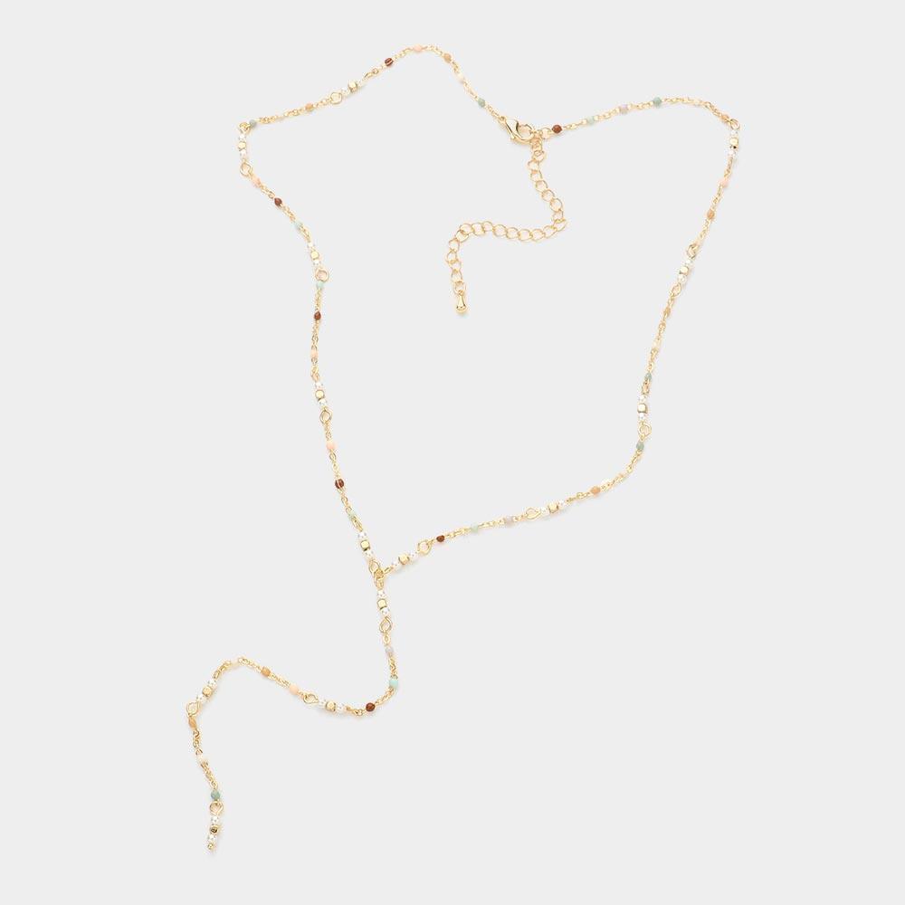 Beads Link Y Necklace - Jewelry Store by Erik Rayo