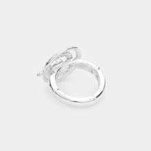 Load image into Gallery viewer, Silver Antique Metal Turtle Stretch Ring

