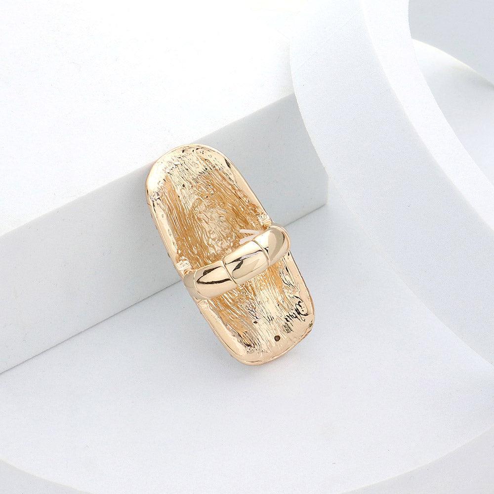 Crystal Rhinestone Pave Stretch Cocktail Ring - Jewelry Store by Erik Rayo