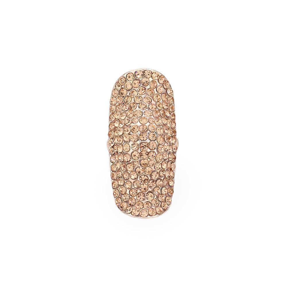 Crystal Rhinestone Pave Stretch Cocktail Ring - Jewelry Store by Erik Rayo