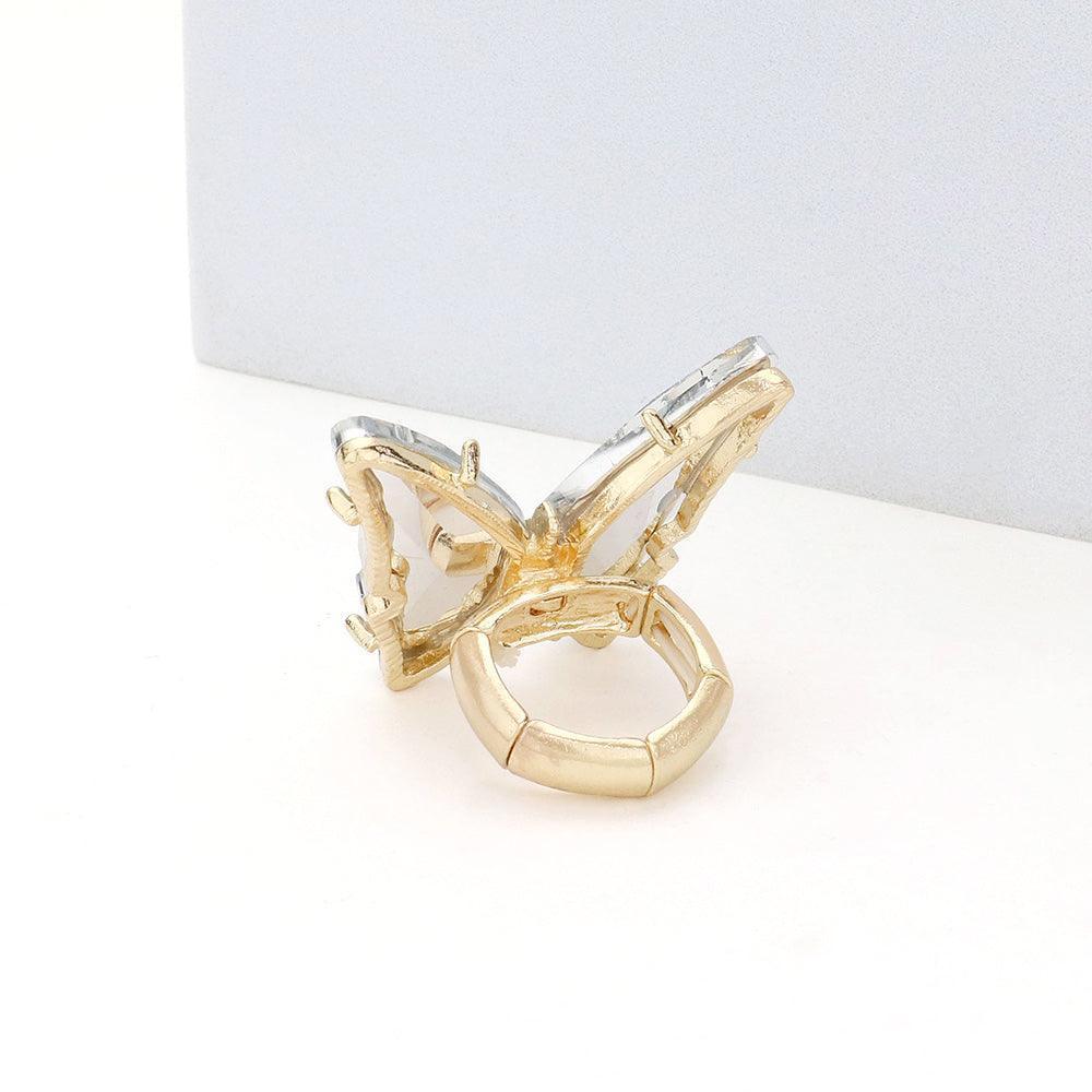 Butterfly Stretch Ring - Jewelry Store by Erik Rayo
