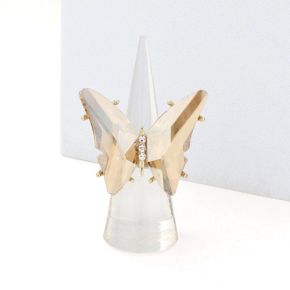 Butterfly Stretch Ring - Jewelry Store by Erik Rayo