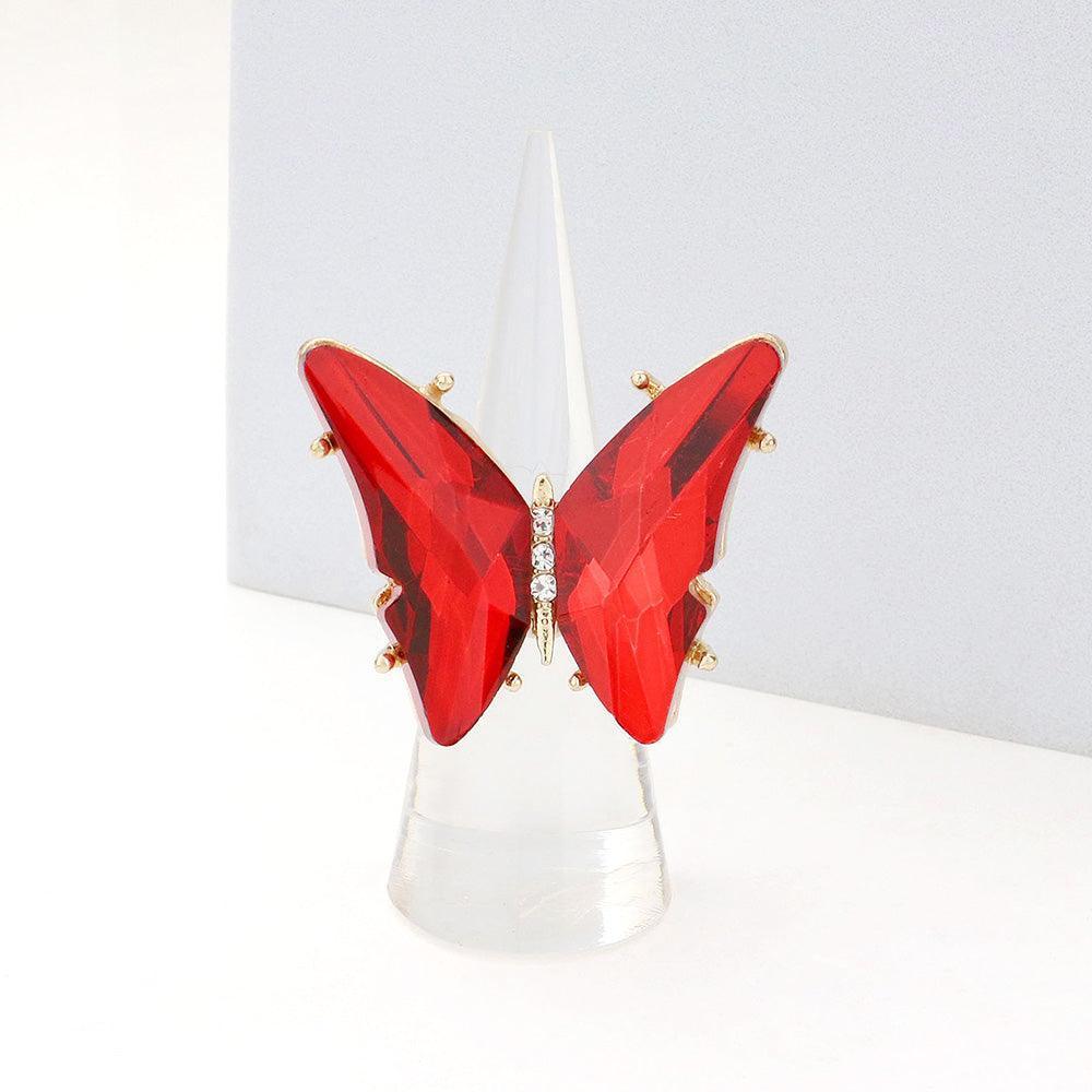 Butterfly Stretch Ring - Jewelry Store by Erik Rayo