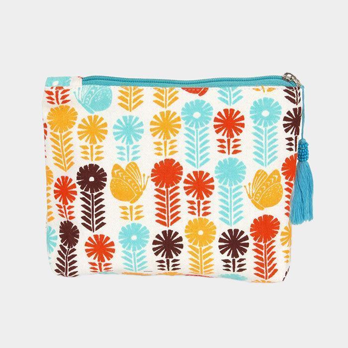 Flower Butterfly Pouch / Cosmetic Bag - Jewelry Store by Erik Rayo