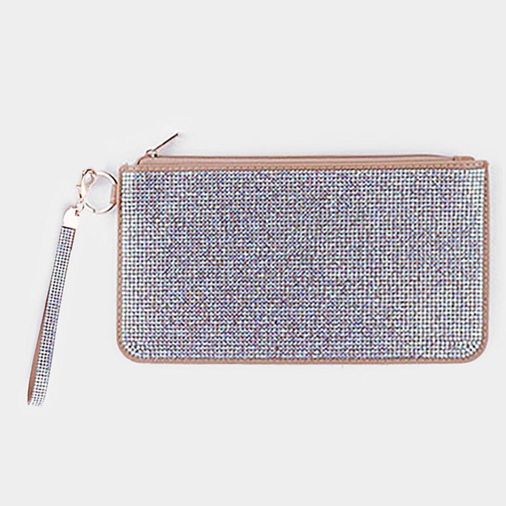 Double Sided Bling Wristlet Wallet/Clutch Bag - Jewelry Store by Erik Rayo