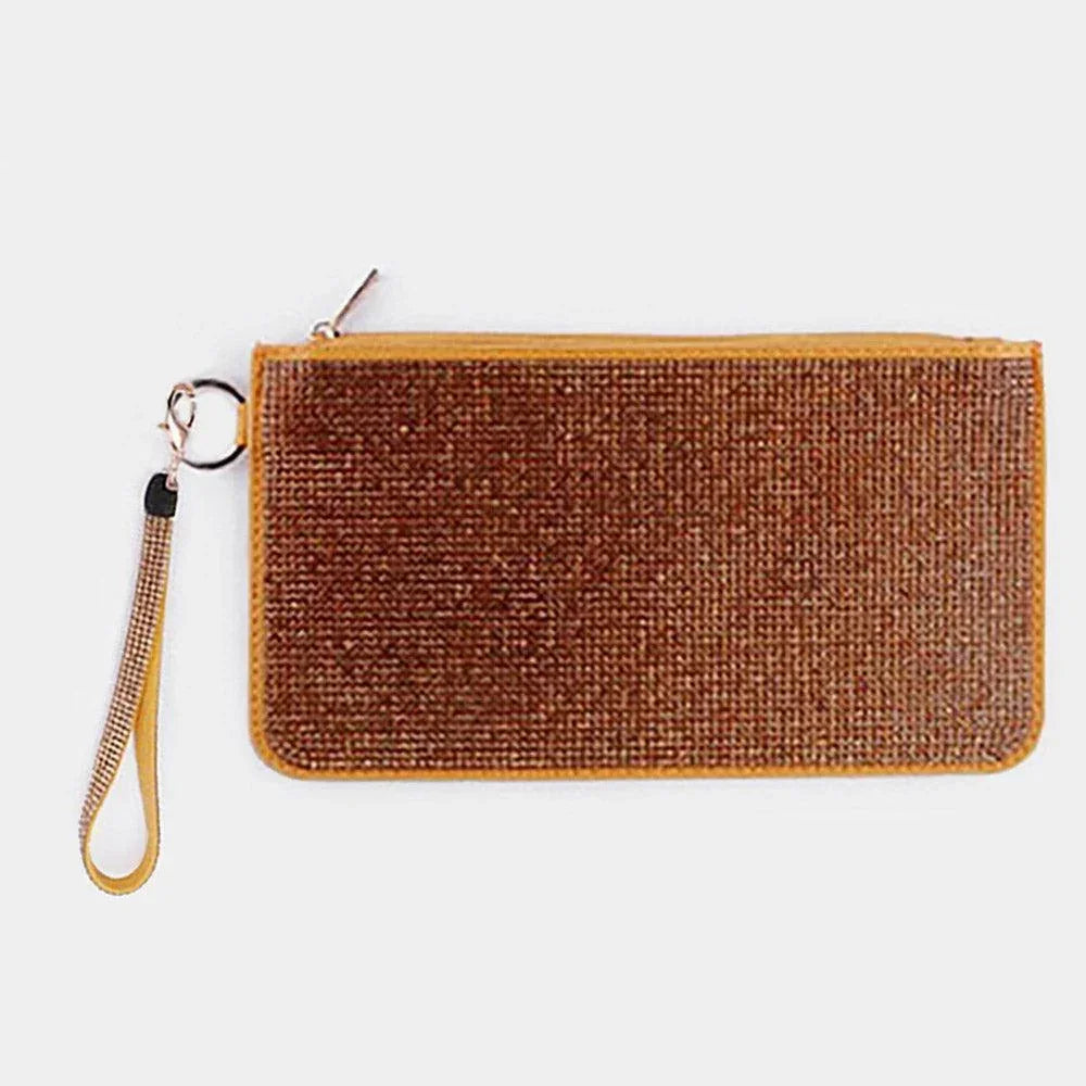 Double Sided Bling Wristlet Wallet/Clutch Bag - Jewelry Store by Erik Rayo