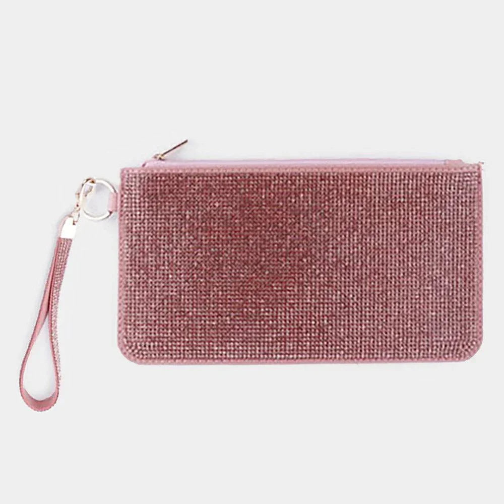 Double Sided Bling Wristlet Wallet/Clutch Bag - Jewelry Store by Erik Rayo