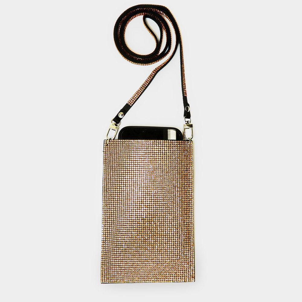 Bling Cellphone Crossbody Bag - Jewelry Store by Erik Rayo