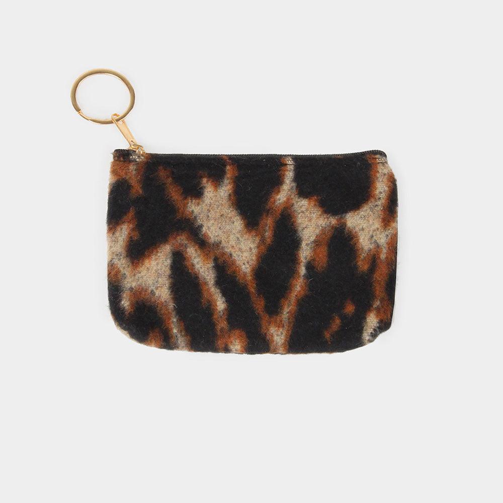 Leopard Patterned Coin / Card Purse - Jewelry Store by Erik Rayo