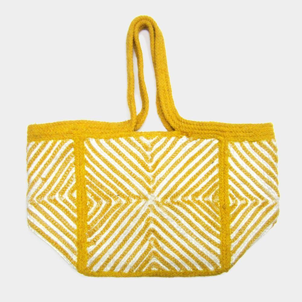 Geometric Patterned Tote Bag - Jewelry Store by Erik Rayo