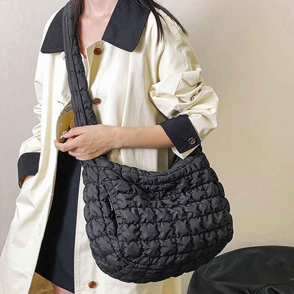 Quilted Puffer Shoulder / Crossbody Bag Cloud Bag