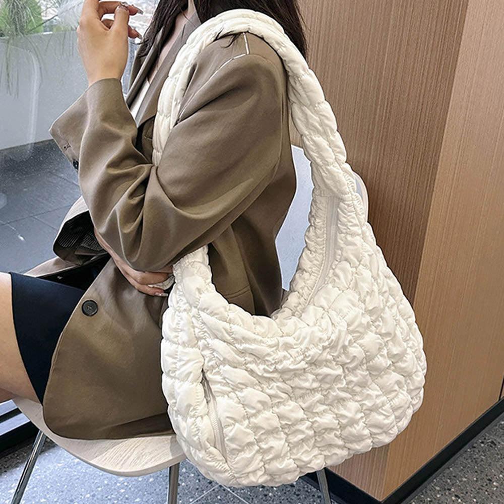 Quilted Puffer Shoulder / Crossbody Bag Cloud Bag - Jewelry Store by Erik Rayo