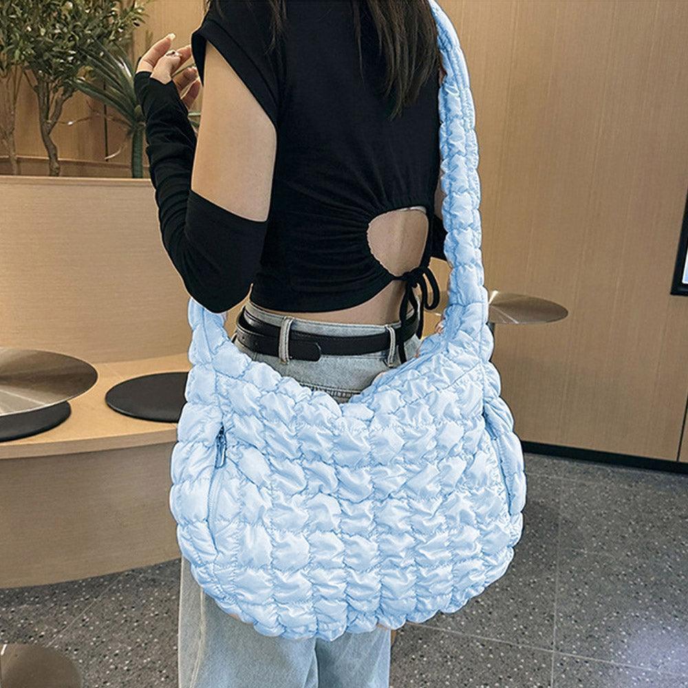 Quilted Puffer Shoulder / Crossbody Bag Cloud Bag - Jewelry Store by Erik Rayo