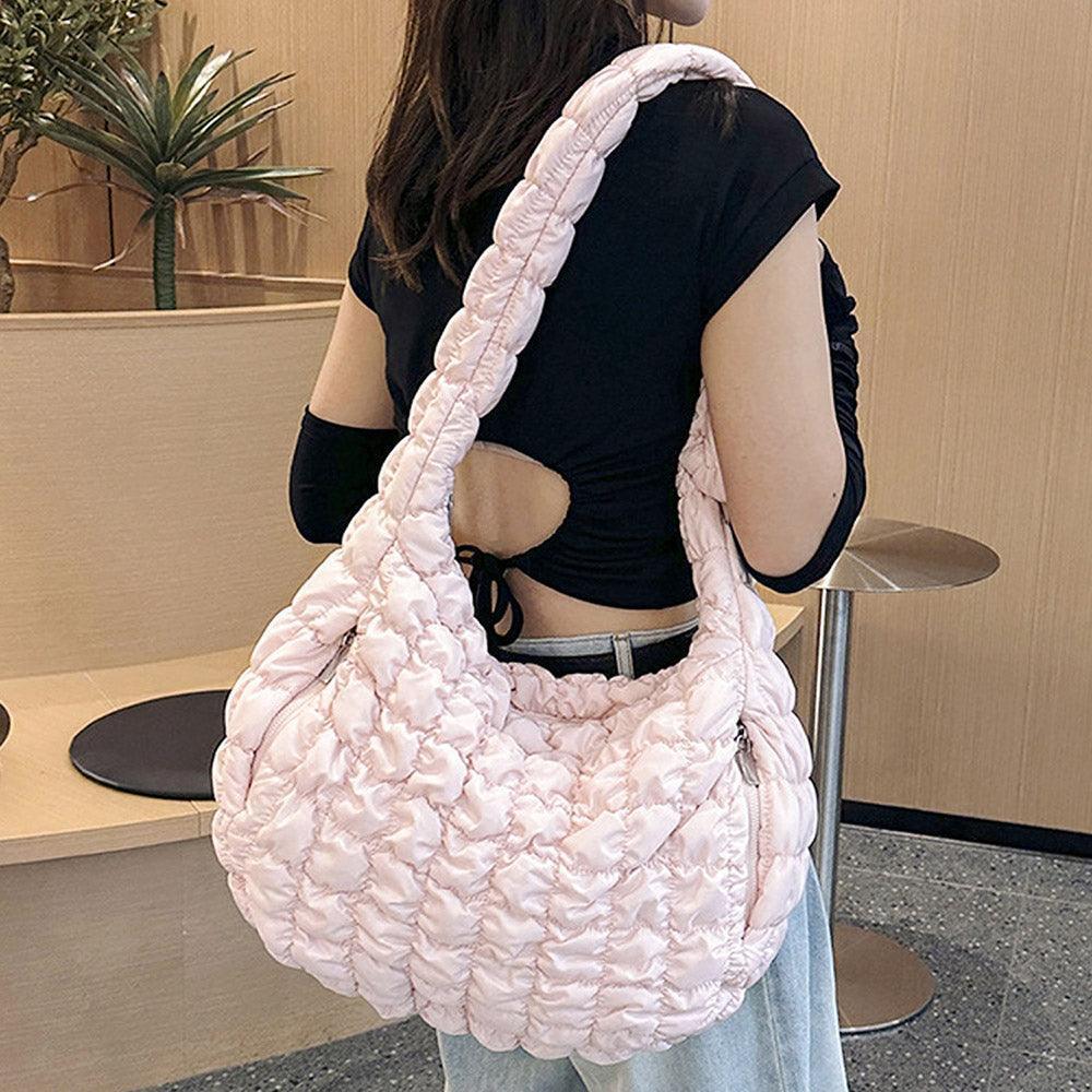 Quilted Puffer Shoulder / Crossbody Bag Cloud Bag - Jewelry Store by Erik Rayo