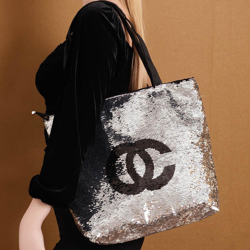 Bling Sequin Tote Bag - Jewelry Store by Erik Rayo