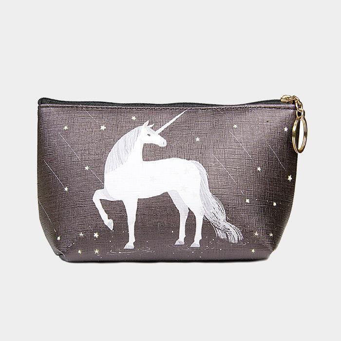 Unicorn Print Pouch Bag - Jewelry Store by Erik Rayo