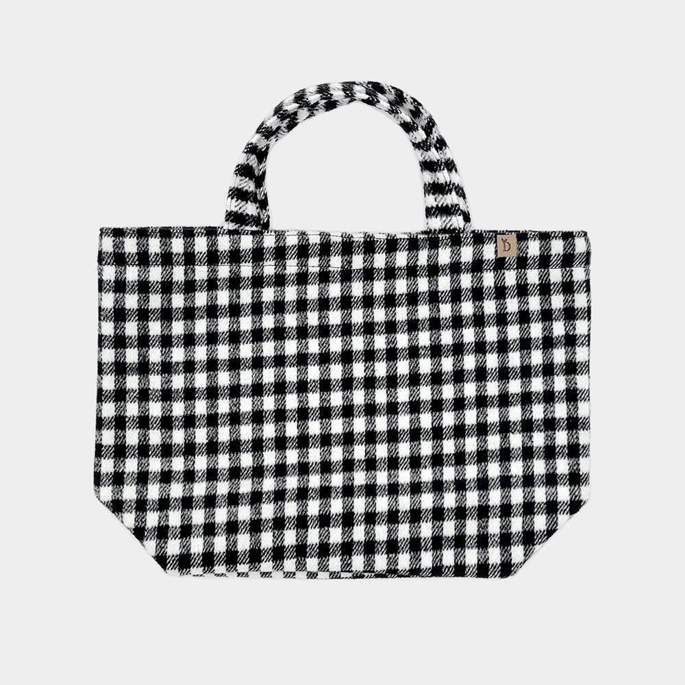 Buffalo Check Patterned Tote Bag - Jewelry Store by Erik Rayo
