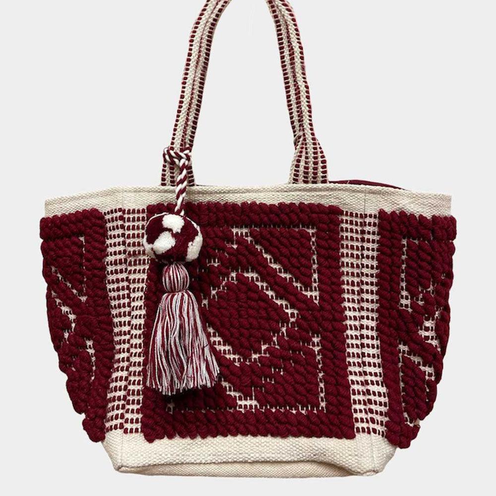 Boho Pom Pom Tassel Shoulder Bag - Jewelry Store by Erik Rayo