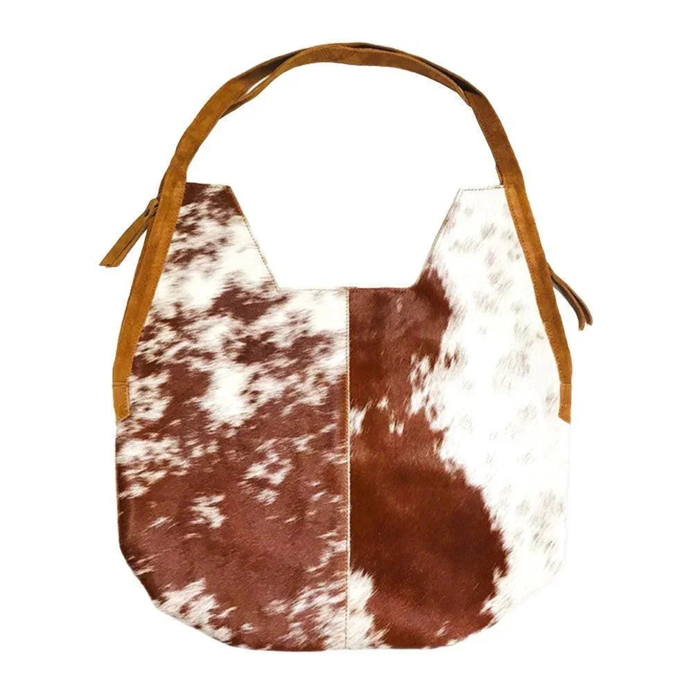Animal Patterned Genuine Fur Calf Tote Bag - Jewelry Store by Erik Rayo