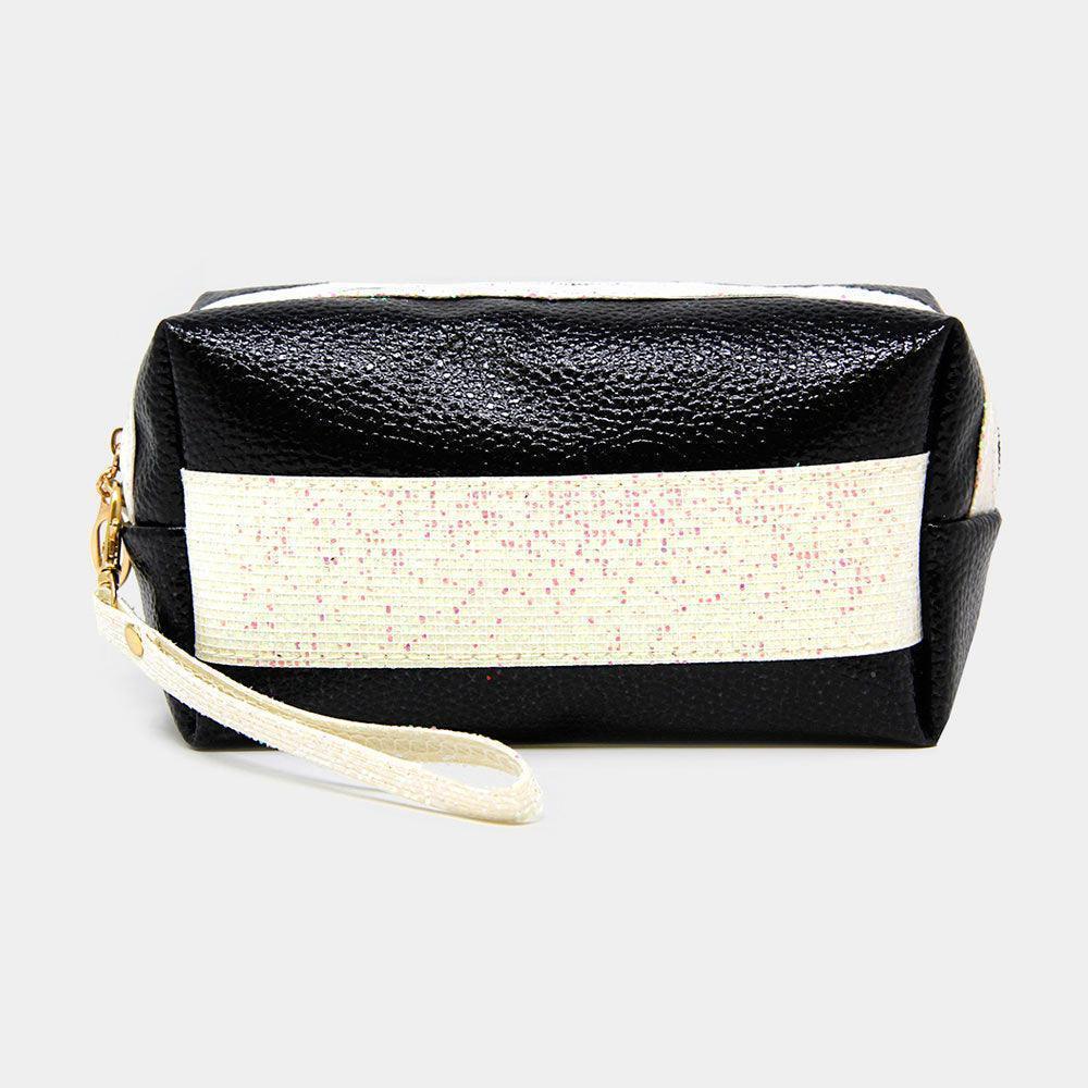 Metallic Color Glitter Pouch Bag - Jewelry Store by Erik Rayo