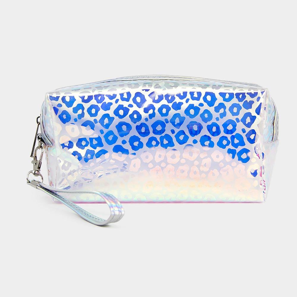 Leopard Hologram Pouch Bag