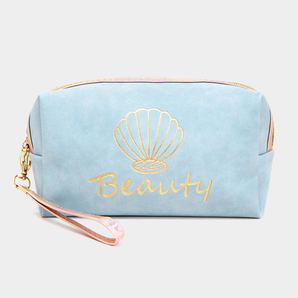 Shell Point Beauty Cosmetic Pouch Bag