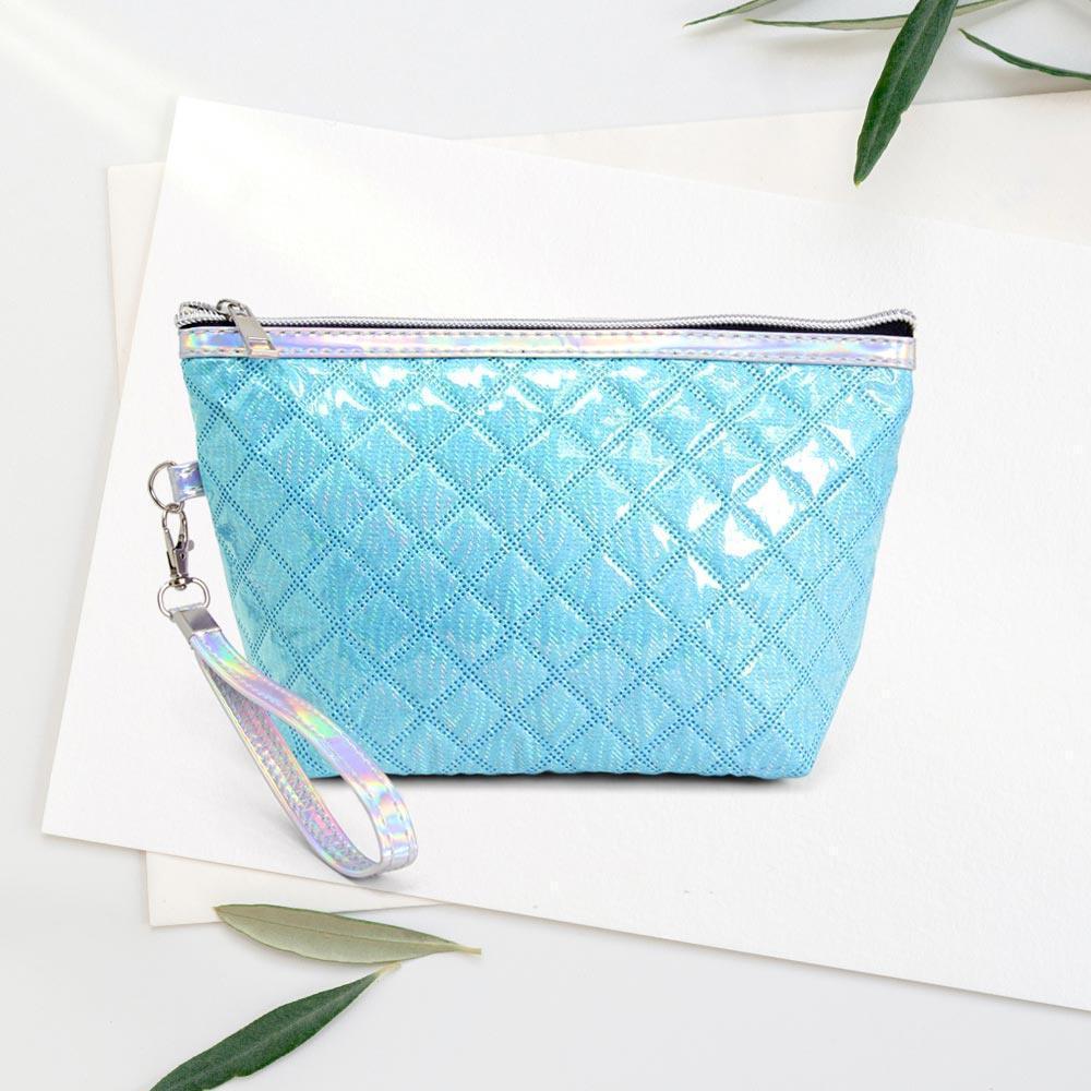 Quilted Shiny Puffer Pouch Bag - Jewelry Store by Erik Rayo
