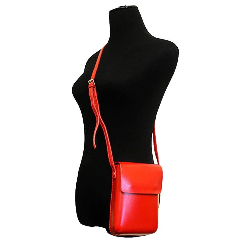Solid Faux Leather Crossbody Bag - Jewelry Store by Erik Rayo