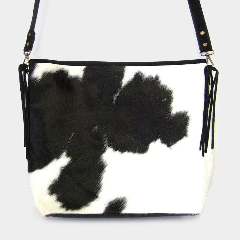 Cow Patterned Crossbody Bag - Jewelry Store by Erik Rayo