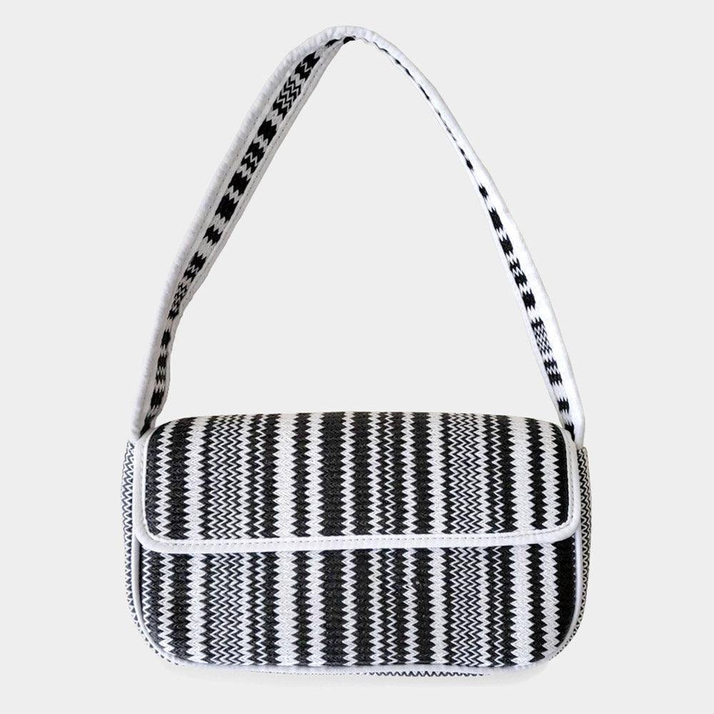 Straw Rectangle Shoulder Bag - Jewelry Store by Erik Rayo