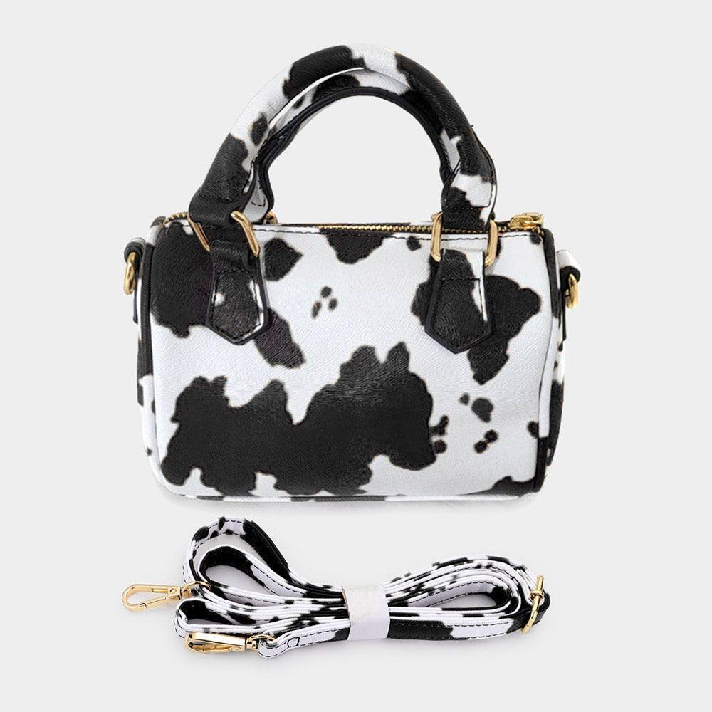 Cow Patterned Tote / Crossbody Bag - Jewelry Store by Erik Rayo