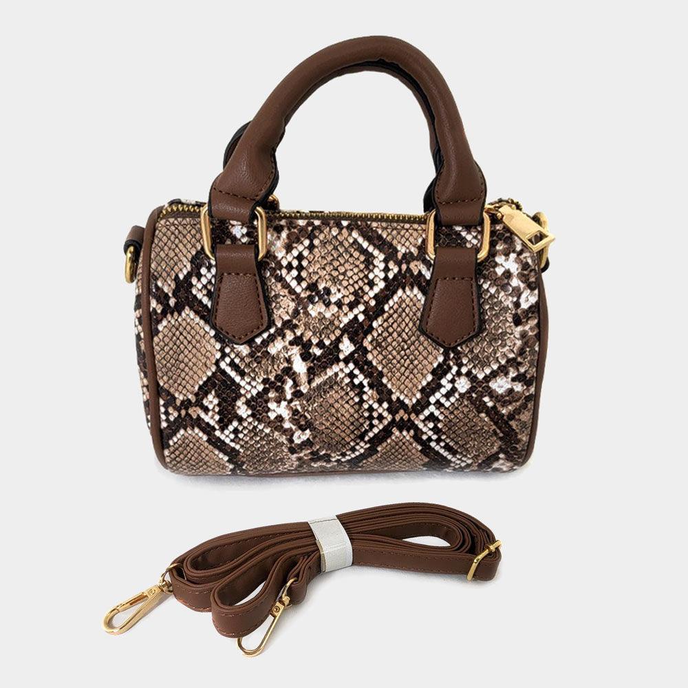 Snake Skin Patterned Tote / Crossbody Bag - Jewelry Store by Erik Rayo