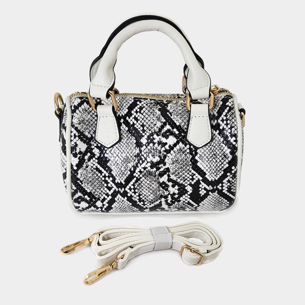 Snake Skin Patterned Tote / Crossbody Bag - Jewelry Store by Erik Rayo