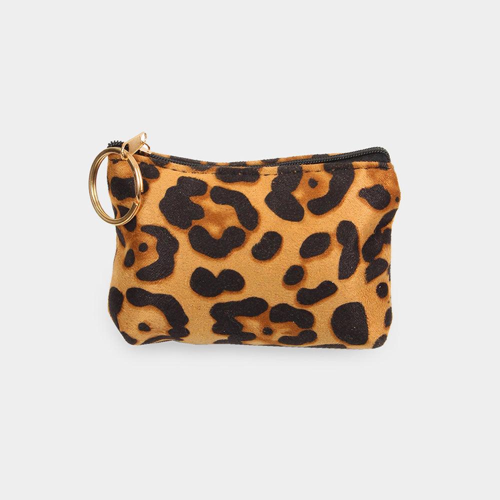 LEOPARD PRINT COIN / CARD PURSE