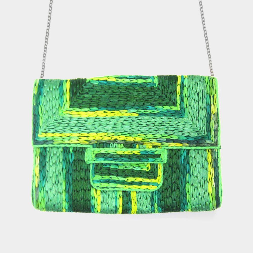 Thread Paper Thread Detailed Clutch / Crossbody Bag - Jewelry Store by Erik Rayo