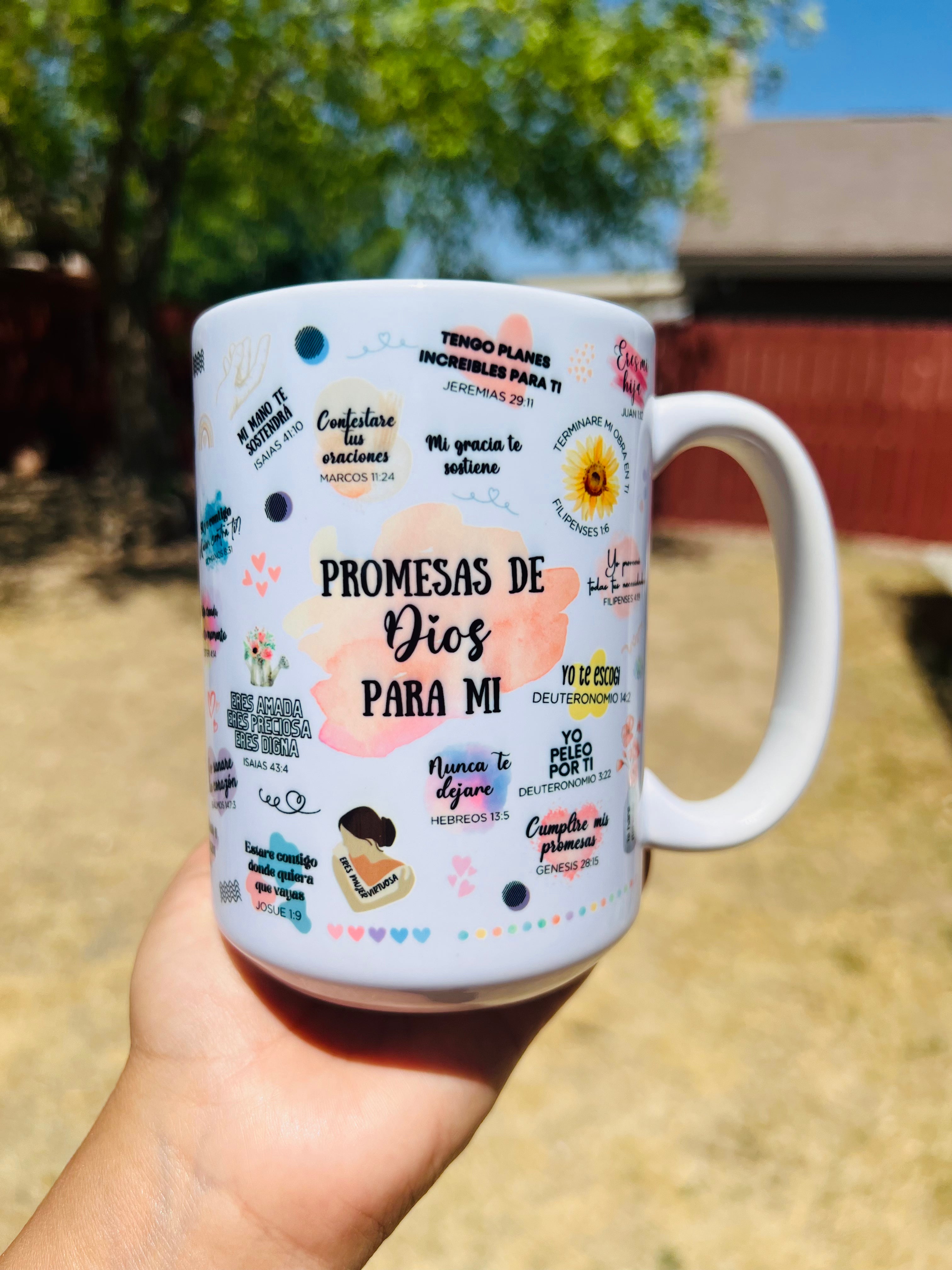 Promesas de Dios taza