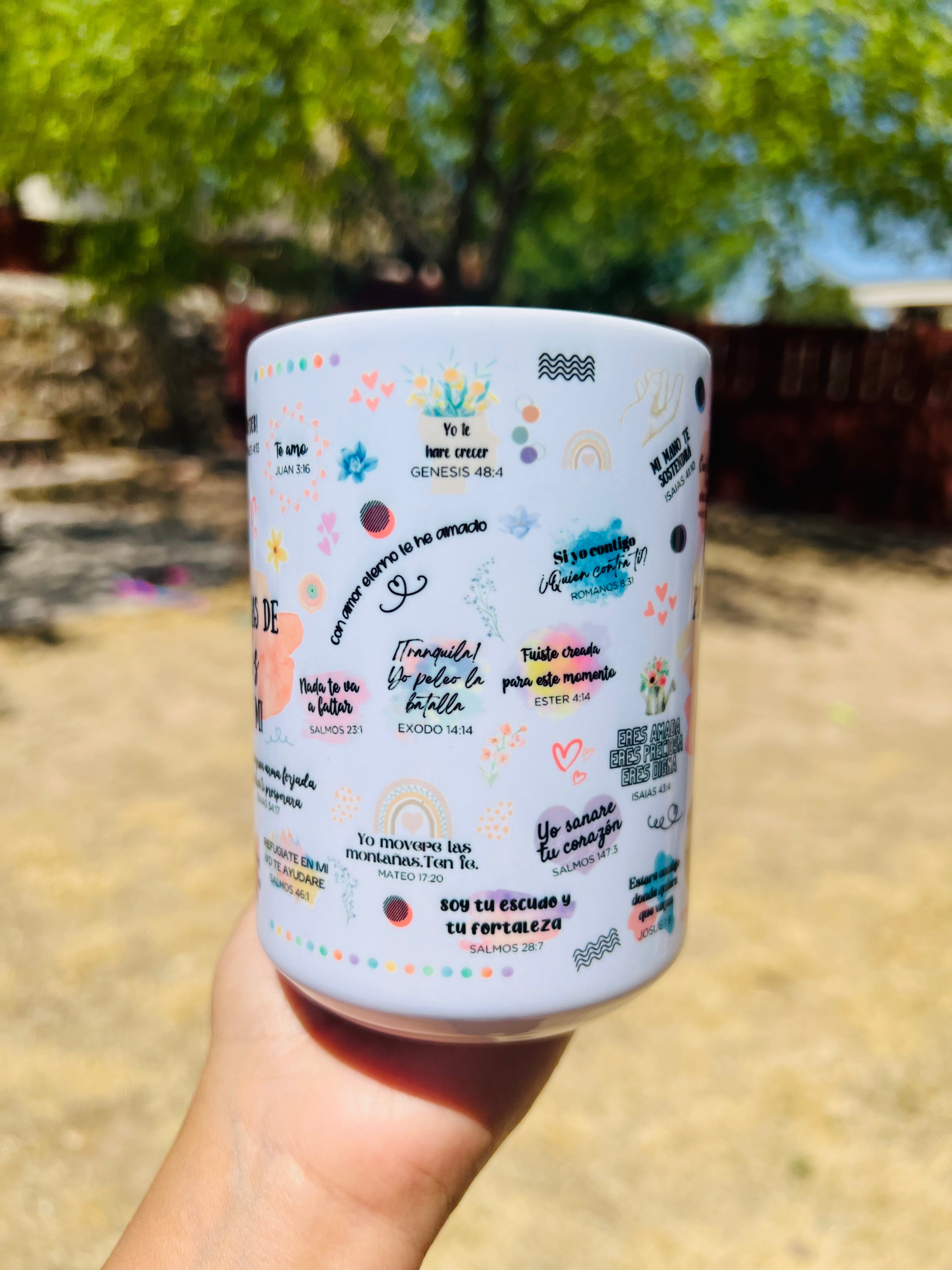 Promesas de Dios taza