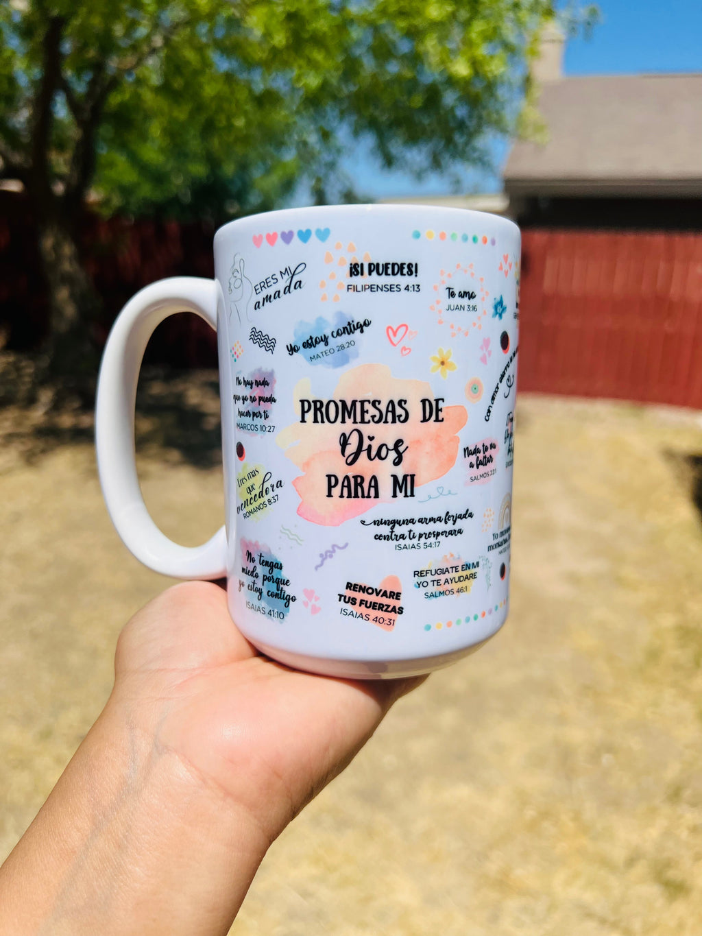 Promesas de Dios taza