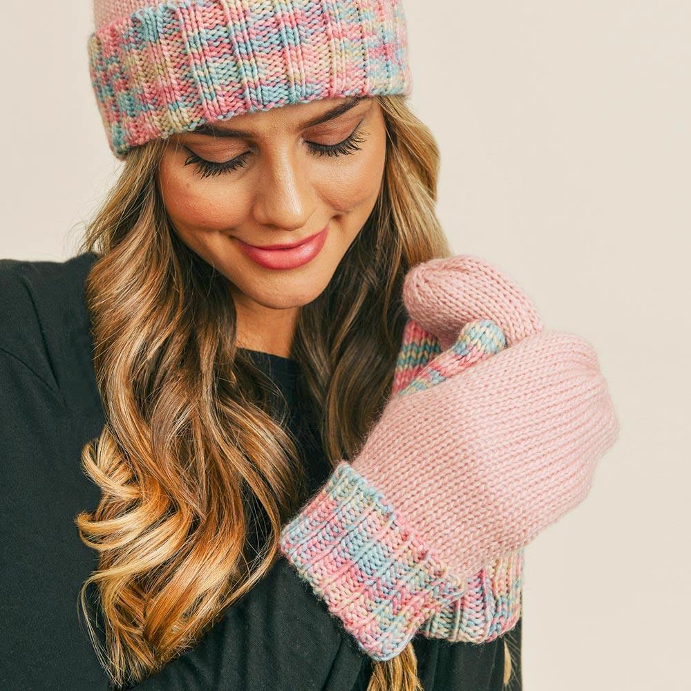 Pink Multi Color Cuff Gloves - Jewelry Store by Erik Rayo