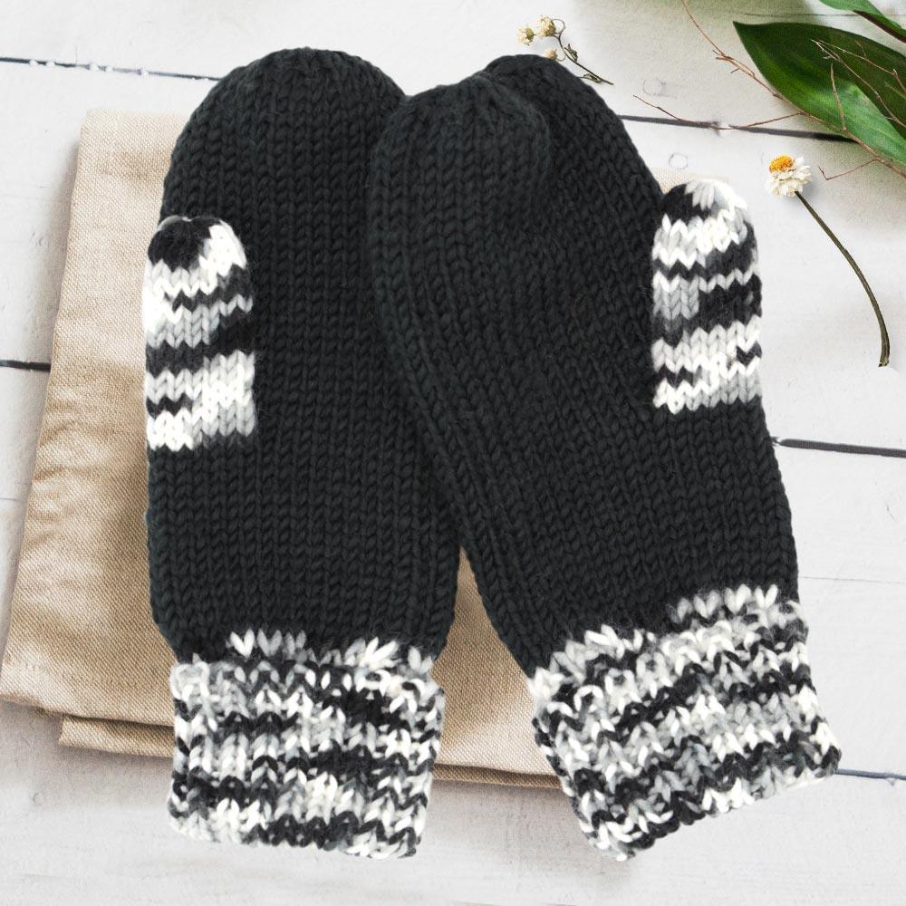 Black Multi Color Cuff Gloves - Jewelry Store by Erik Rayo