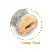 Load image into Gallery viewer, Black Lining Teddy Bear Mitten Gloves
