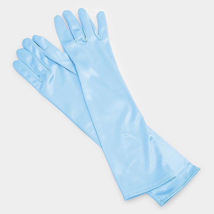 Blue Dressy satin gloves - Jewelry Store by Erik Rayo