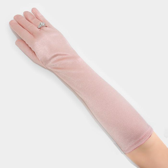 Pink Dressy satin gloves - Jewelry Store by Erik Rayo