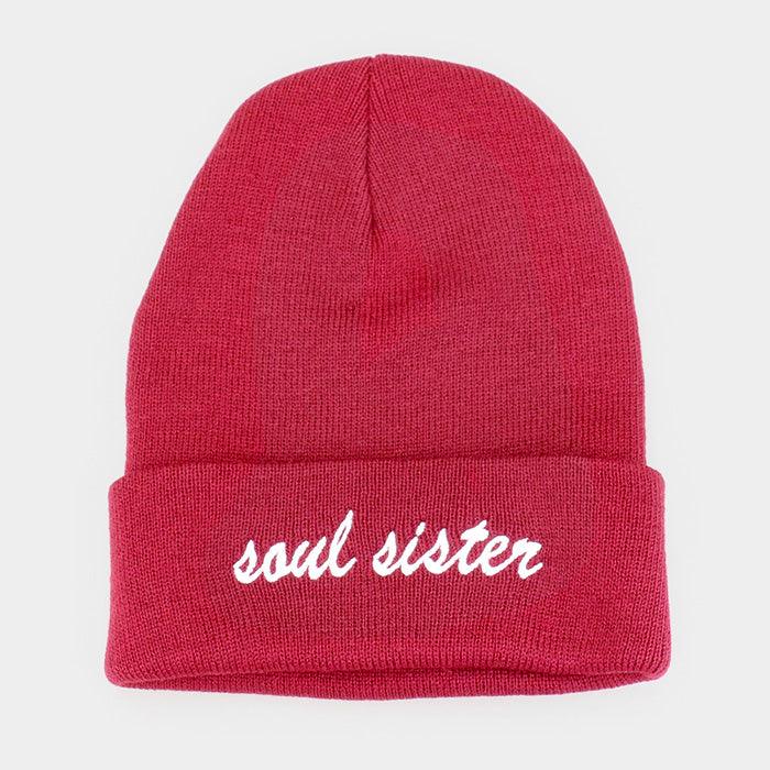 Soul Sister Soft Solid Color Beanie Hat