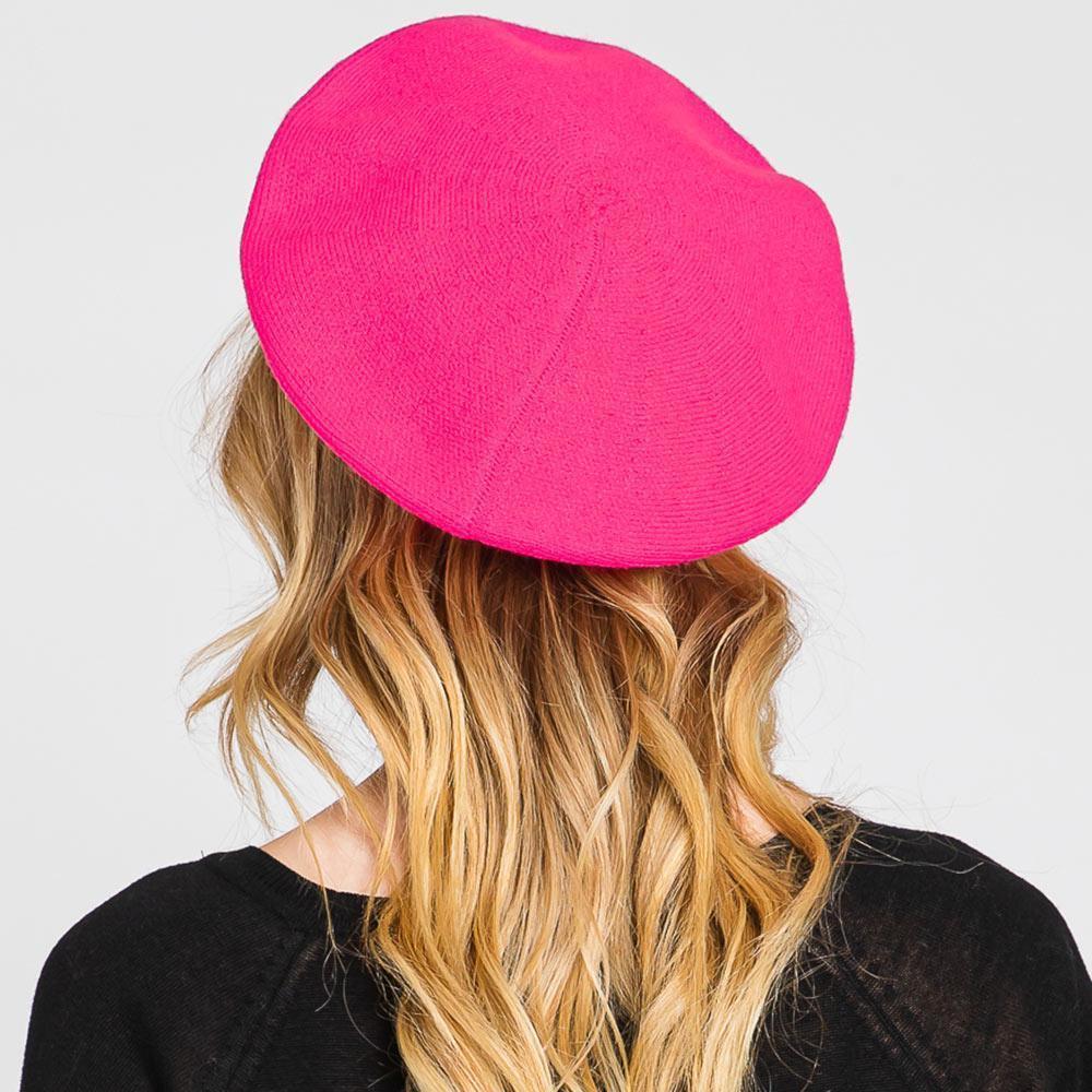 Stretchy Solid Beret Hat - Jewelry Store by Erik Rayo