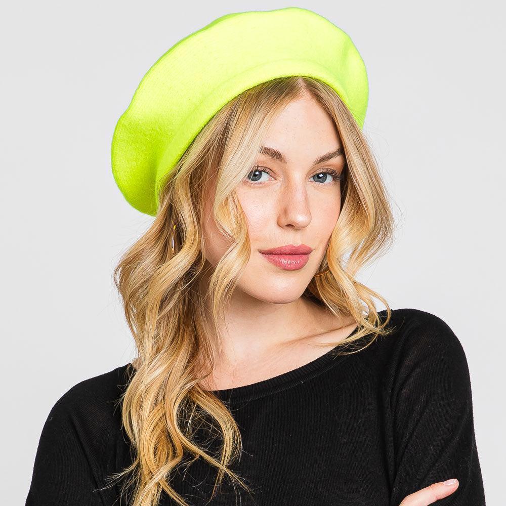 Stretchy Solid Beret Hat - Jewelry Store by Erik Rayo
